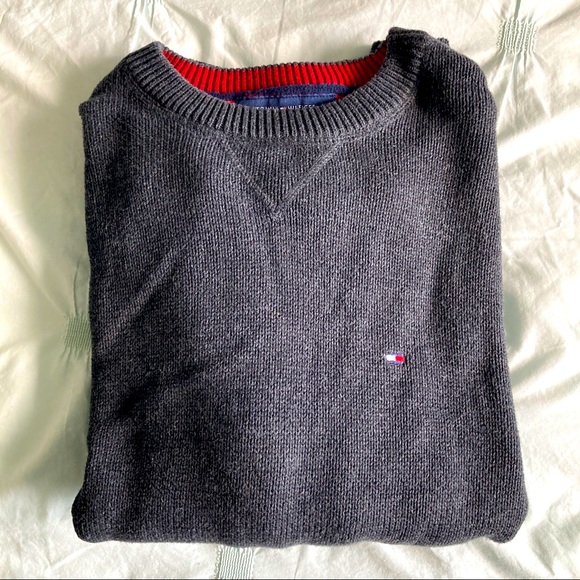Tommy Hilfiger Other - Dark Grey Tommy Hilfiger Crewneck Sweater
